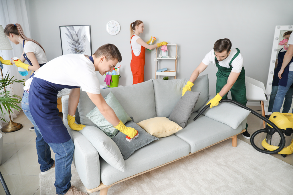 team-janitors-cleaning-room